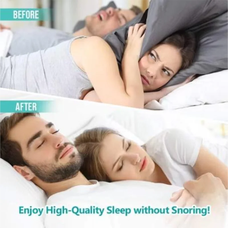 Silicone Magnetic Anti Snore Stop Snoring Nose Clip Sleep Tray Sleeping Aid Apnea Guard Night Device 1/4PCS