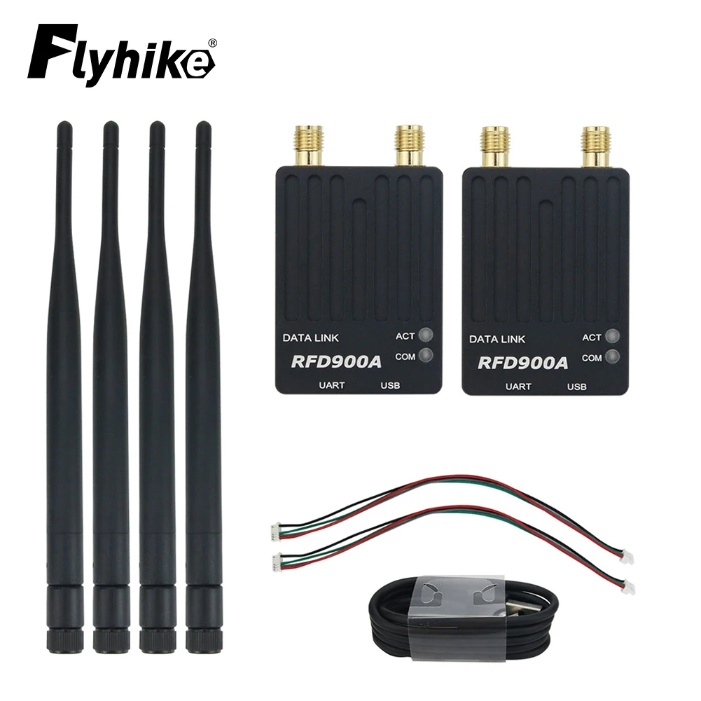 

RFD900A 915Mhz 3DR Radio Telemetry Modem Module UAV 40KM Ultra Long Range Data Link Transmission for PIX APM RC Drone