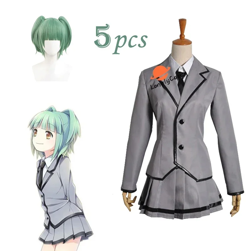 Anime Assassination Classroom Kayano Kaede Cosplay Costumes Wig Tie Skirt Halloween Christmas Party Suit Uniform Girls Women