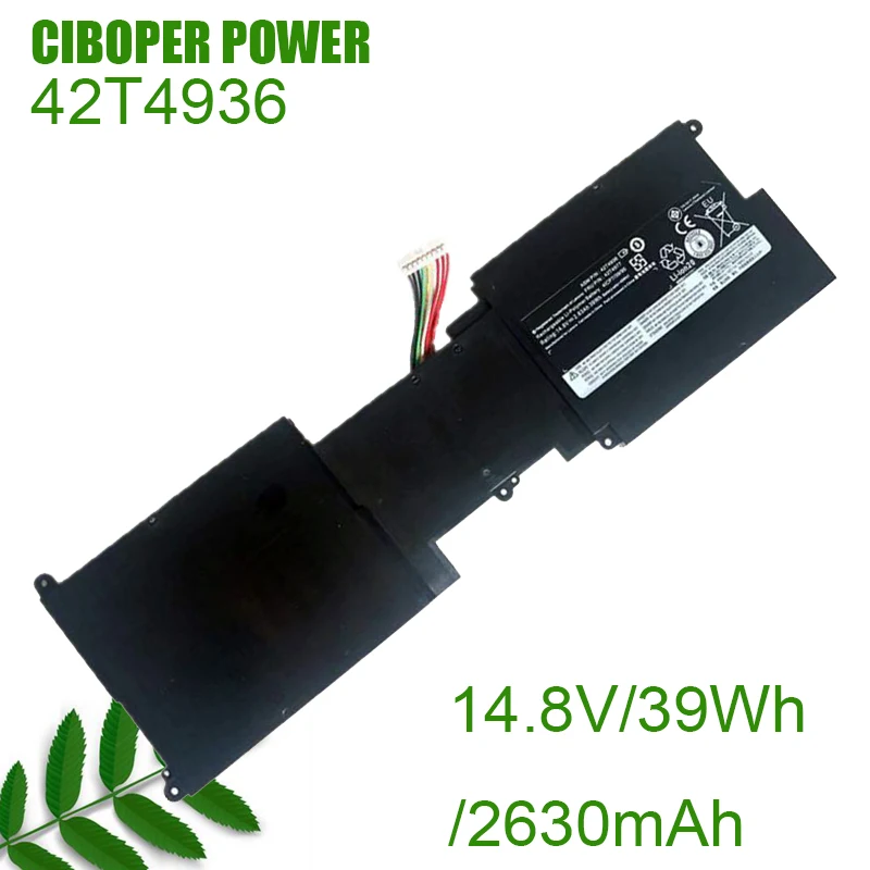 CP Laptop Battery 42T4936 14.8V/39Wh/2630mAh 42T4977 For ThinkPad X1 2011 TP00025A Series Notebook