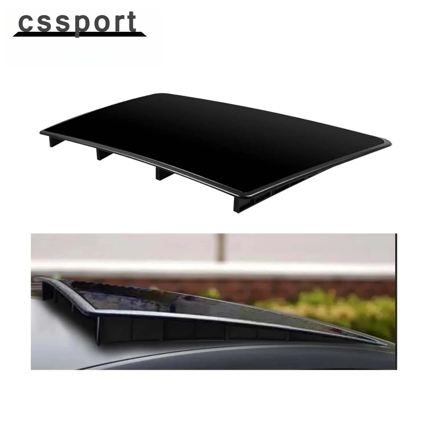 

Универсальный ABS автомобильный люк на крыше, имитация люка на крыше, люк на крыше, украшение «сделай сам», простая установка, черный