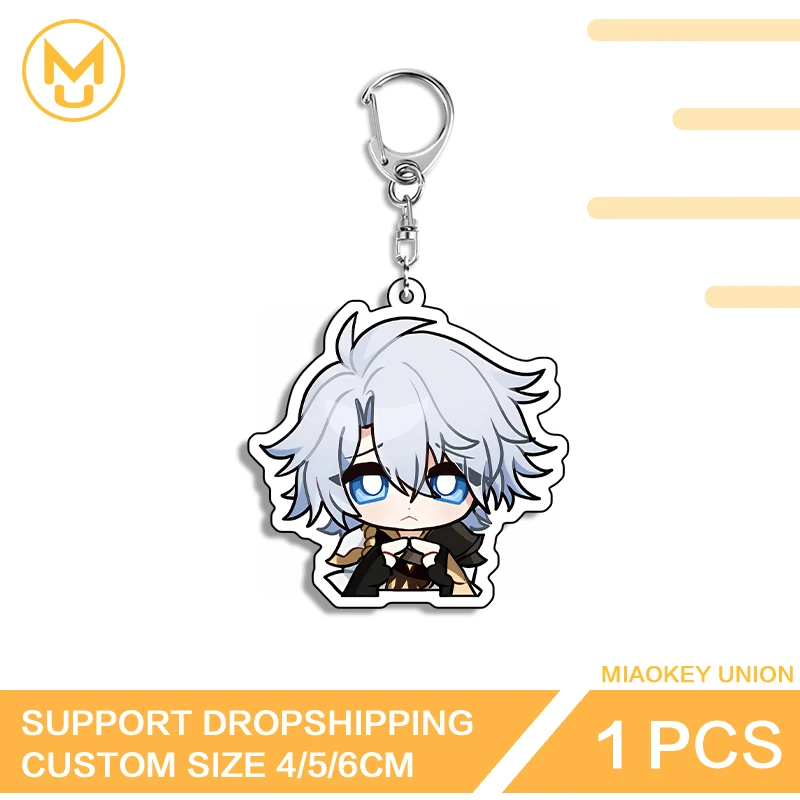 Lovely Honkai Star Rail Phainon Fashion Exquisite Attractive Double Sided Acrylic Keyring Unique Backpack Decor Collection