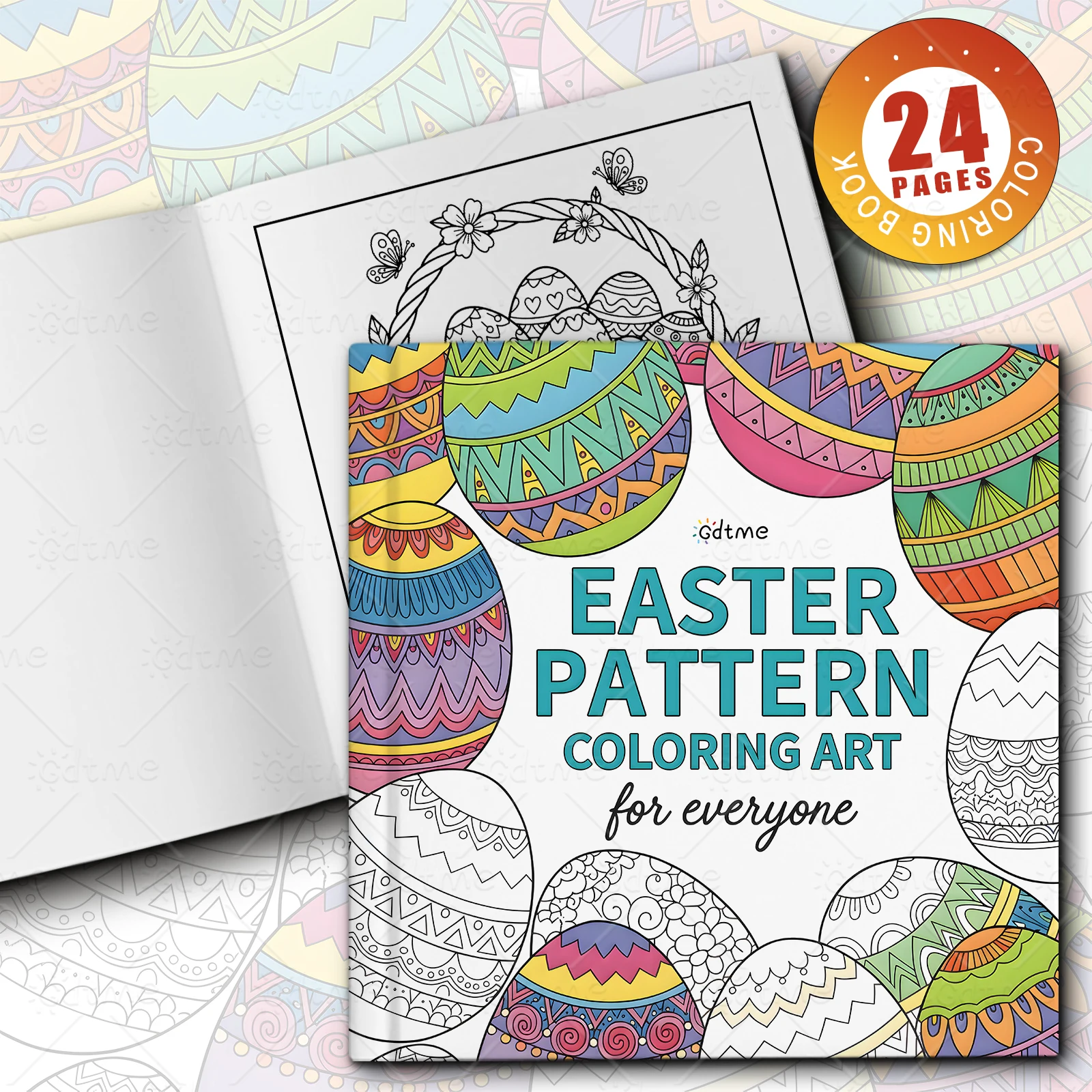 Happy Easter Coloring Book for Adults Featuring Cute Cozy Daily Activities for Relaxation (Cozy Spaces Coloring)
