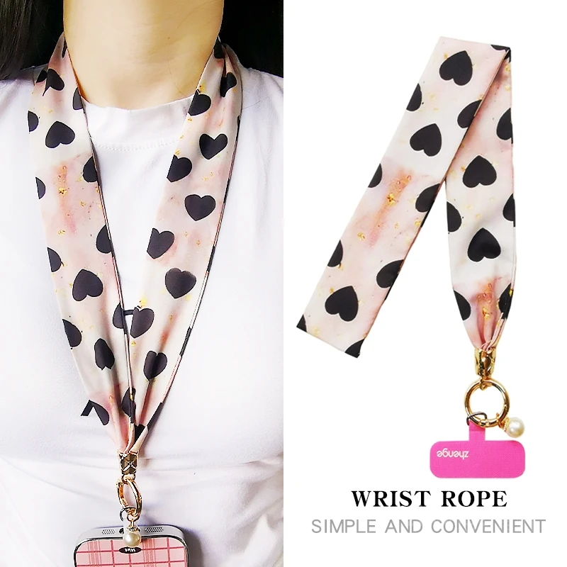 

Ремешок для мобильного телефона, широкий шарф, тканый ремешок, удобный и устойчивый к шею, защита от падения, модный новый продукт