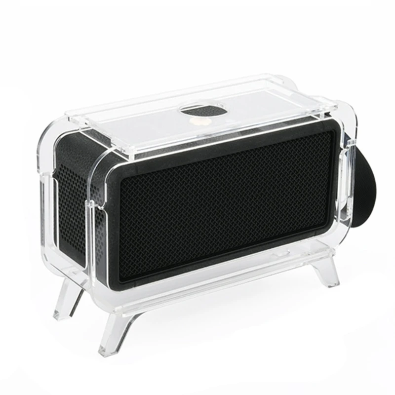 

transparent Acrylic Speaker Stand Portable Desktop Display Stand protective shell case for Marshall Middleton Speaker Accessorie