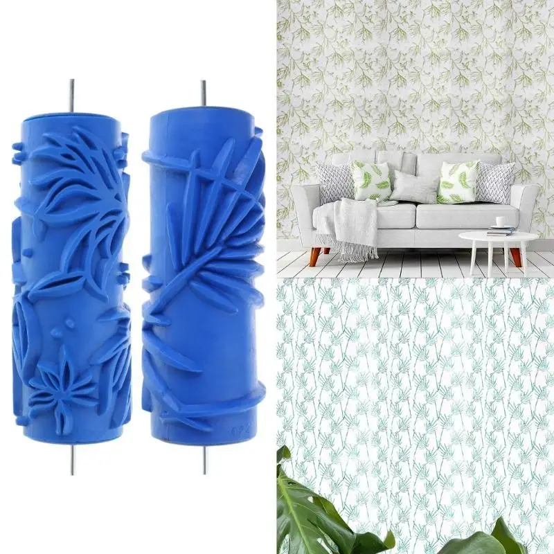 Embossing Flower Pattern Paint Roller Sleeve for Wall Decoration Texture Roller 
