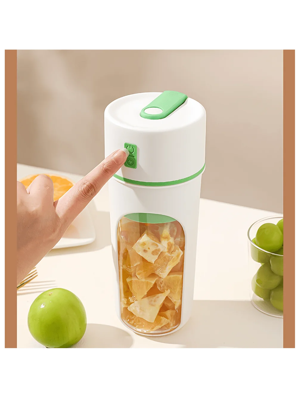 Exprimidor portátil con motor de alta velocidad y apariencia atractiva, mini taza de jugo para el hogar