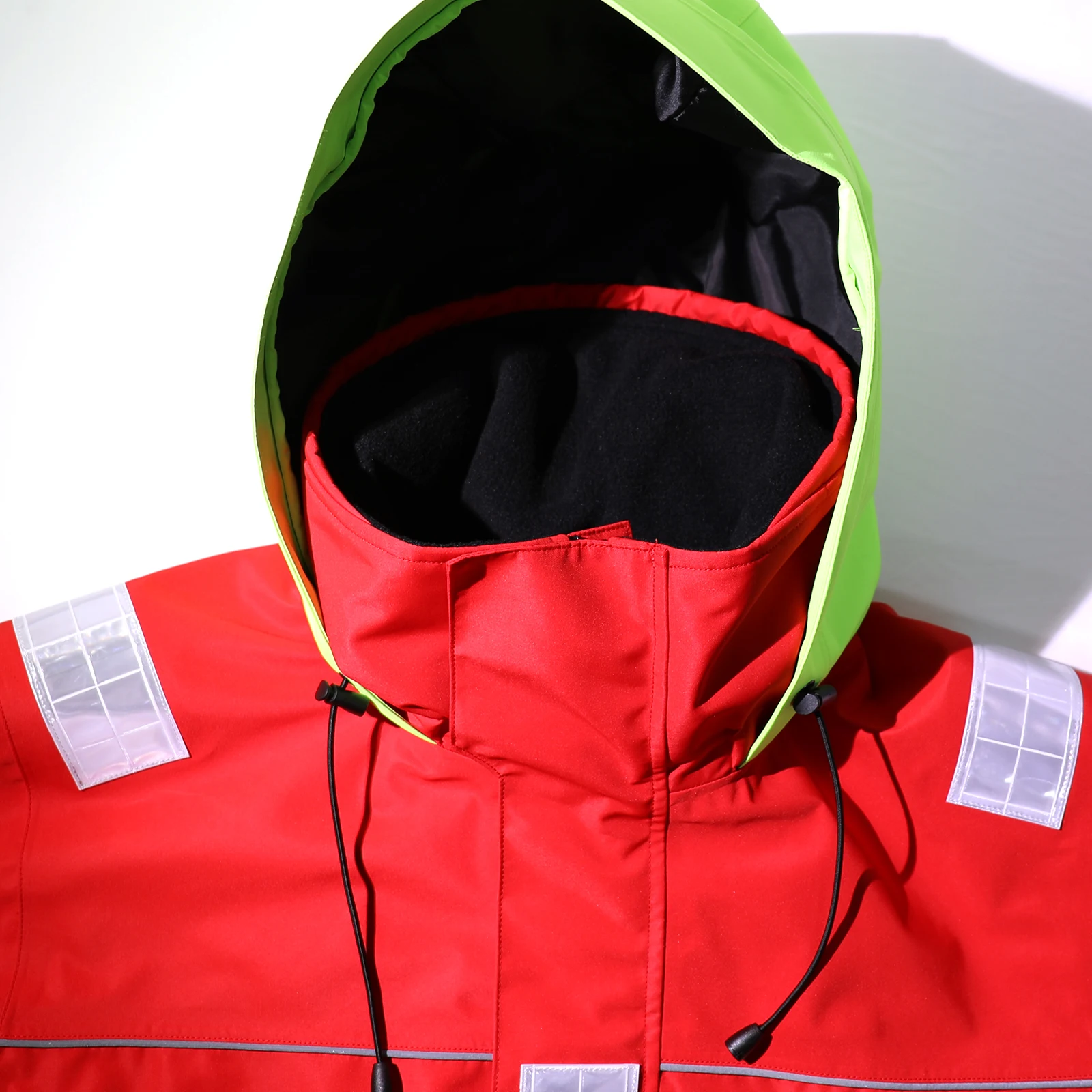 LKVER Outdoor Waterproof Hoodie Keep Warm Sailing Jacket Water Resistant and Windproof Nautical Suit