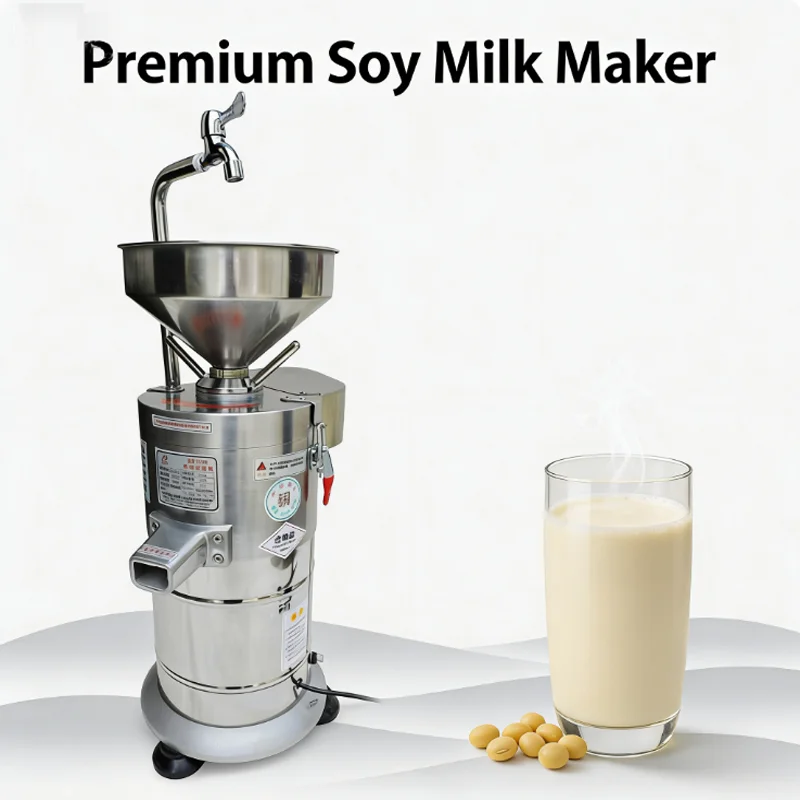 Electric Soya Bean Grinding Machine Commercial Soy Milk And Tofu Processing Machine Stainless Steel Soybean Milk Extractor