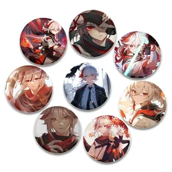 58mm Fashion Jewelry Pop Game Genshin Impact Brooch Kaedehara Kazuha Pins Cartoon Cosplay Badage Accessories for Backpack Gifts
