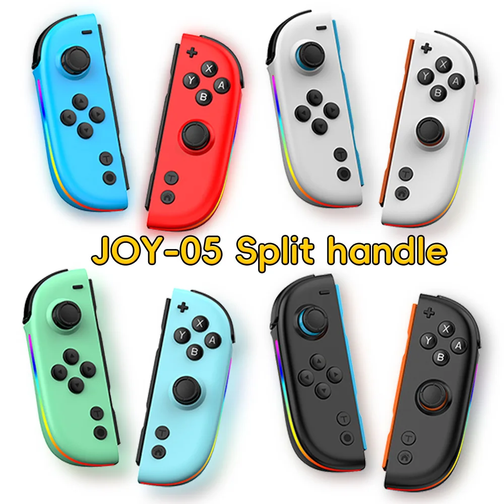 

Игровой контроллер Switch2 с RGB-подсветкой, Bluetooth, шестиосевой сенсорной системой и датчиками Холла TMR.
