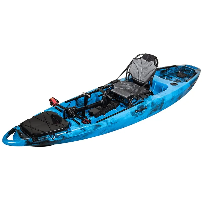 10-Foot Kool Compass Pedal Kayak Paddle Predator, Single Ocean Tandem Kayak Pedal Fishing