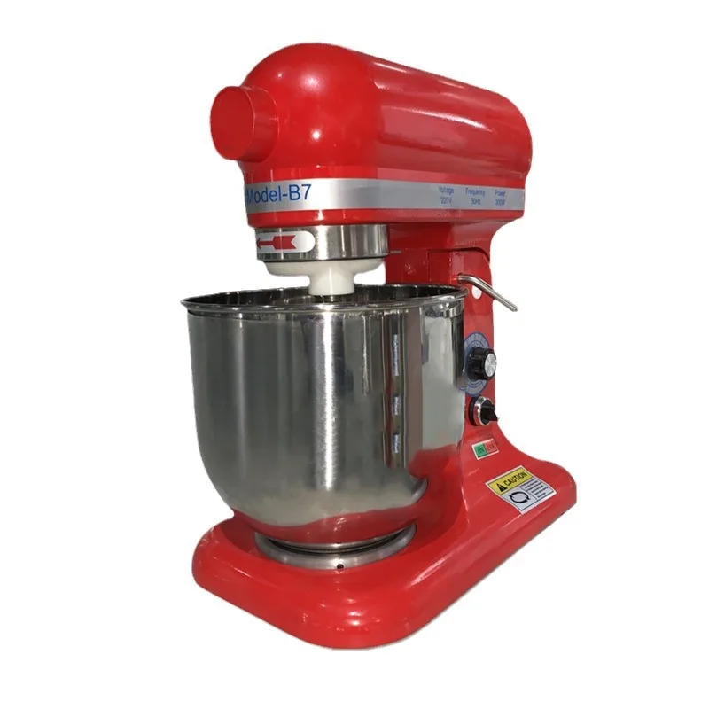 

Planetary Mixer for Home Use 7L Stainless Steel Continuous Variable Speed Mini Size Dough Mixer for Baking for Egg Cream Salad