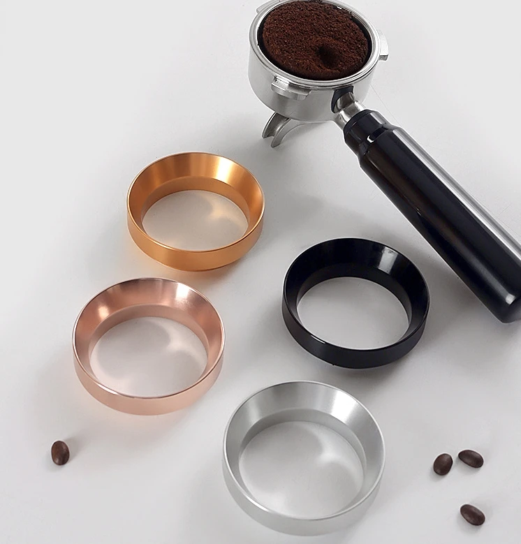 Espresso Accessories 58MM/53MM/51MM Tamper for Coffee Coffee Floor Basket Brew Filter Aluminum Dosing Ring Barista Coffeeware