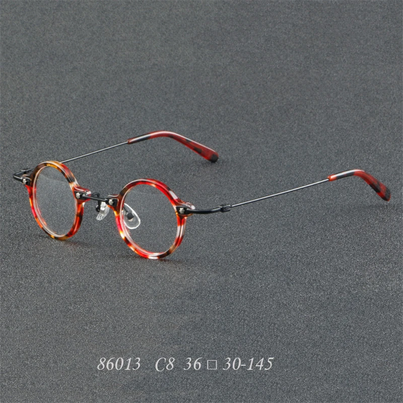 

Fashion Colorfull Alloy Retro Acetate Prescription Women Glasses Frame Vintage Men Glasses Optical Frame