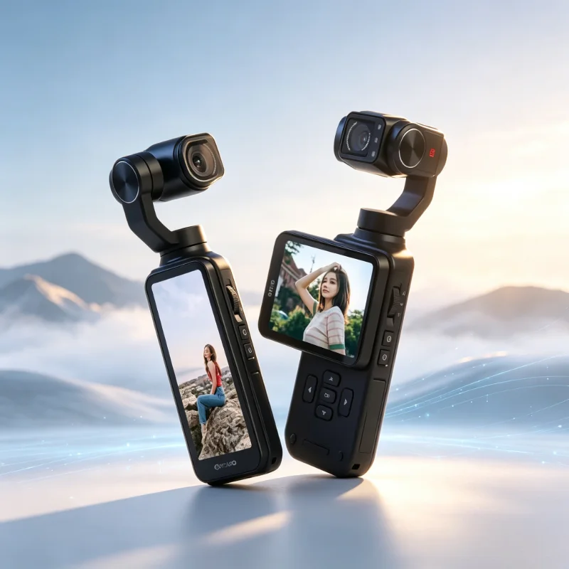Portable Multi‑Functional Handheld Vlog Camera 180 Degree Rotation Lens 1.9