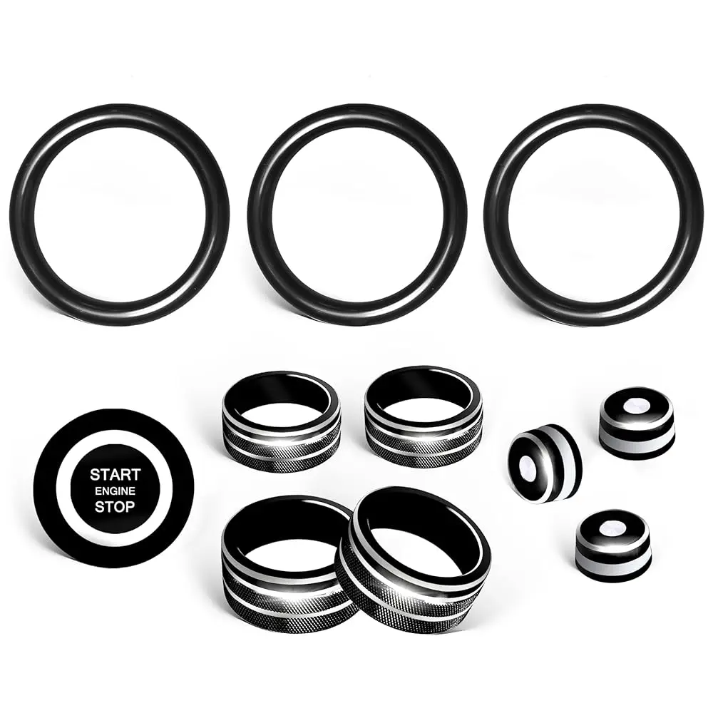 

for Nissan Sentra 2025 2024 2020-2023 Accessories Knob Cover Set - Volume Tune Knob Covers, Air Conditioner, Air Vent Outlet