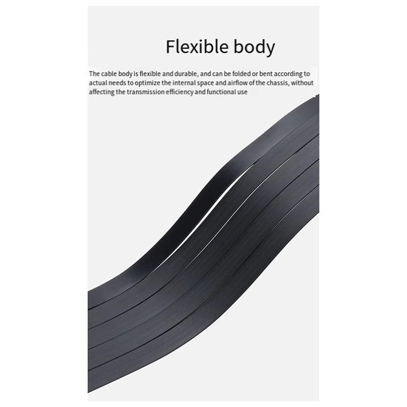 Кабель-удлинитель X16, черный Pcie 4,0, 300 мм, 90 °, совместимый с системами Pcie 3,0