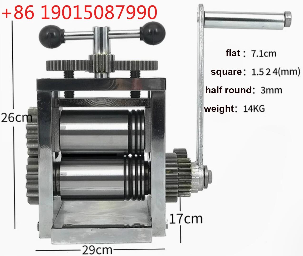 

Manual Jewelry Rolling Mill Machine Wire Flat Metal Sheet Roller Tool Wire Sheet Rolling Mill Hand Operate For Gold Silver