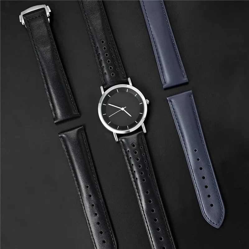 20 mm Echtlederarmband für Omega Seamaster 300 Speedmaster für Longines Seiko Universal-Uhrenarmband mit Faltschließe