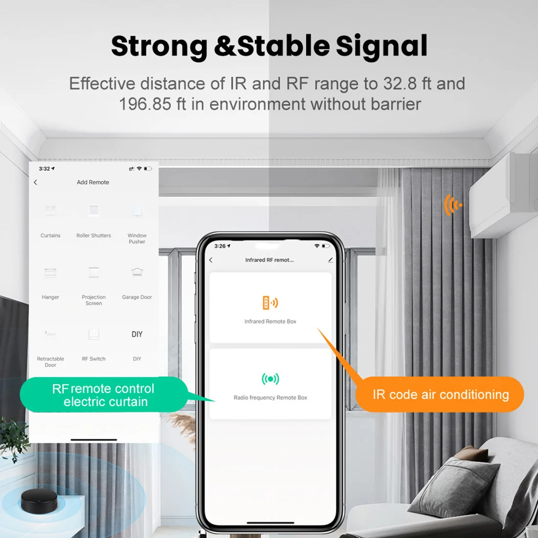 

【A38M】Умный ИК-пульт дистанционного управления Tuya Smart RF с Wi-Fi для умного дома, инфракрасный контроллер для кондиционеров и телевизоров, поддержка Alexa, Google Home