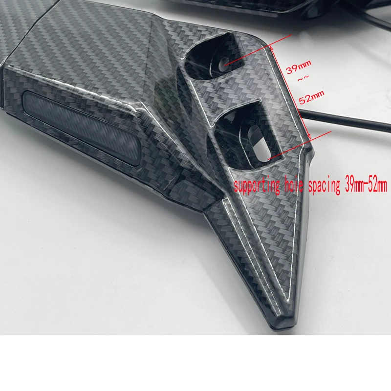 Motorcycle For Suzuki GSX250R GSXR125 GSXR150 Modified Rearview Mirrors Wind Wing Adjustable Rotating Side  Mirror turn signal