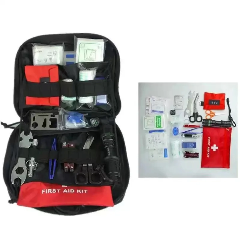 Portable Molle Pouch Bag Medical EMT Tactical Outdoor Emergency Pack Camping Hunting Accessories Utility Multi-tool Kit EDC Bag