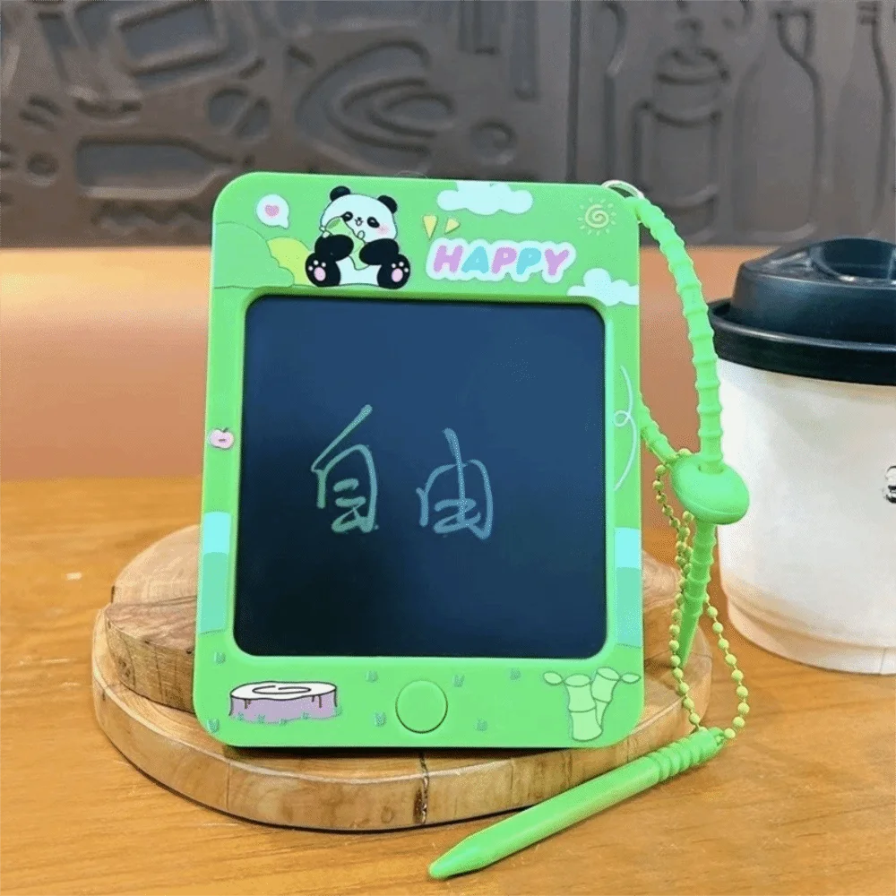 Reusable Keychain Writing Board One-Click Clearing One-Button Clear Creative Graffiti Board Creative Drawing Board Mini Design