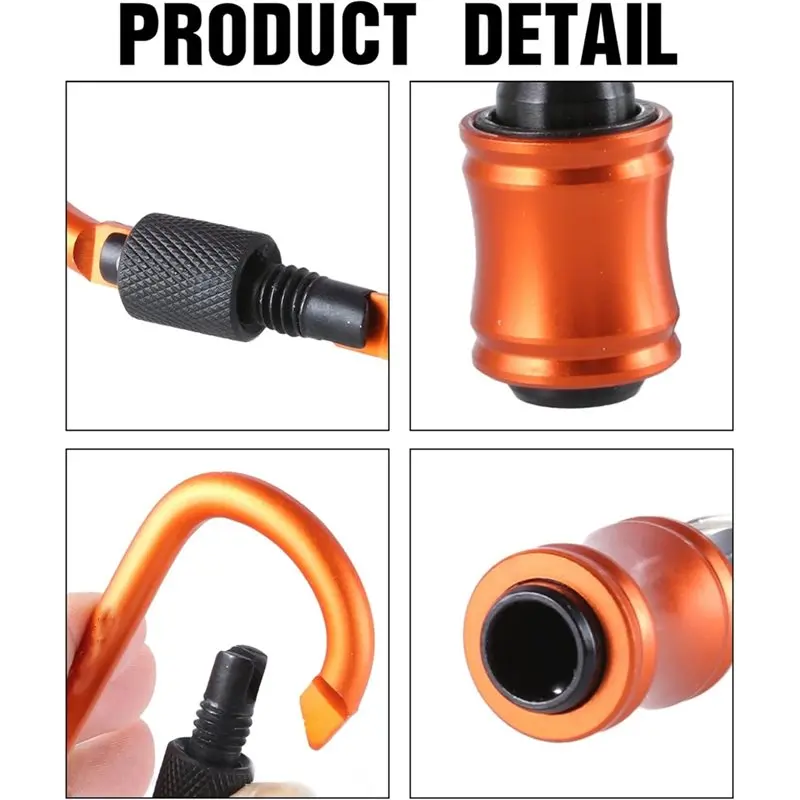 ABJN-Bits Holders 1/4 Inch Hexagonal Shank Screwdriver Holder Extension Drill Keychain