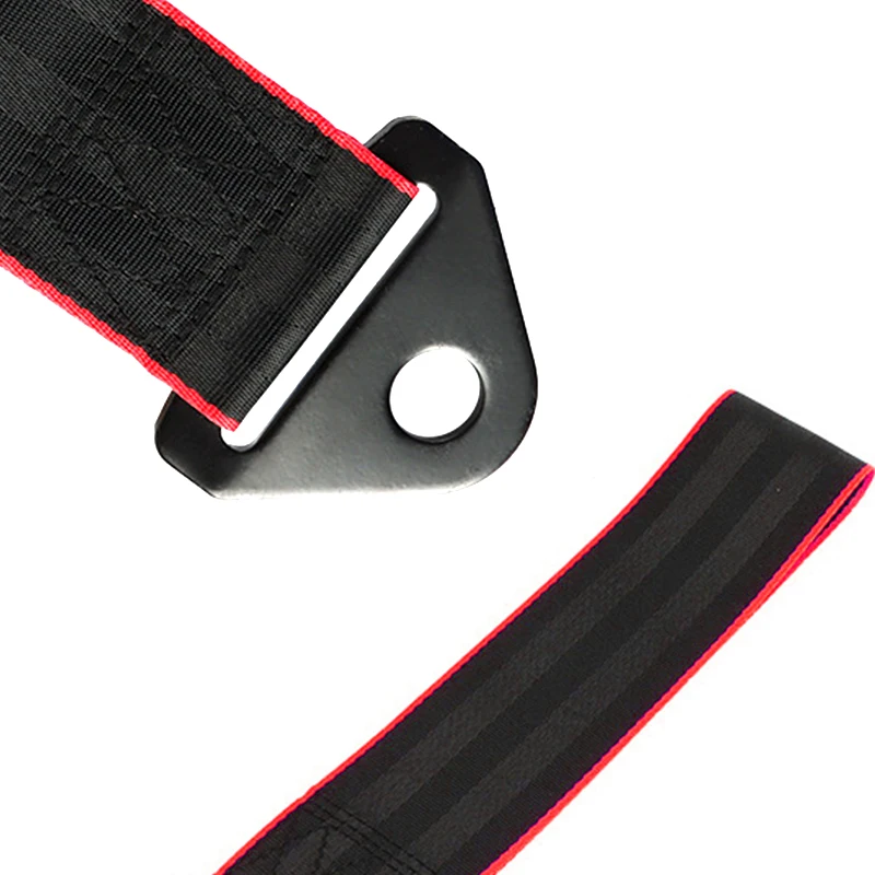 Nylon Car Trailer Tape 28cm(11.02in) Car Tow Rope 3 Colors Car Exterior Trim Tape Car Trim Tape Nylon+Steel Sheet