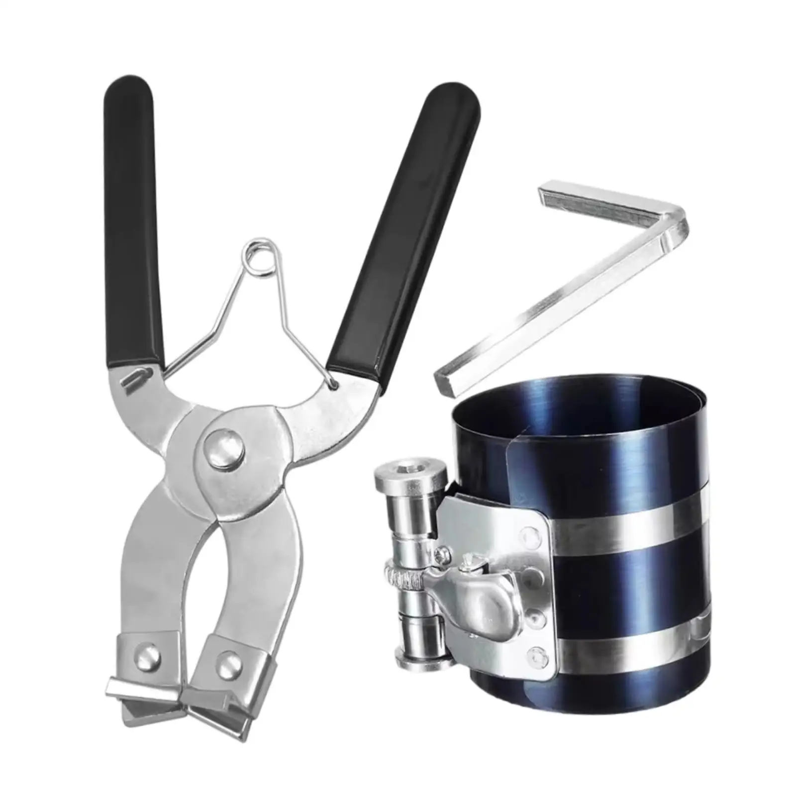 Outil de compresseur de segments de Piston, pince à segments de Piston, outils pratiques de réparation automobile