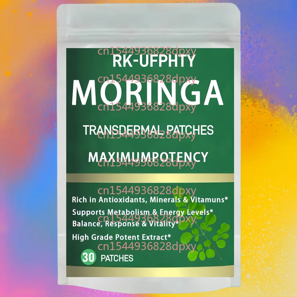 30 Patches Pure Moringa Transdermal Patches Joint Support Supplement for Healthy Joints | Boosts Energy & Immunity