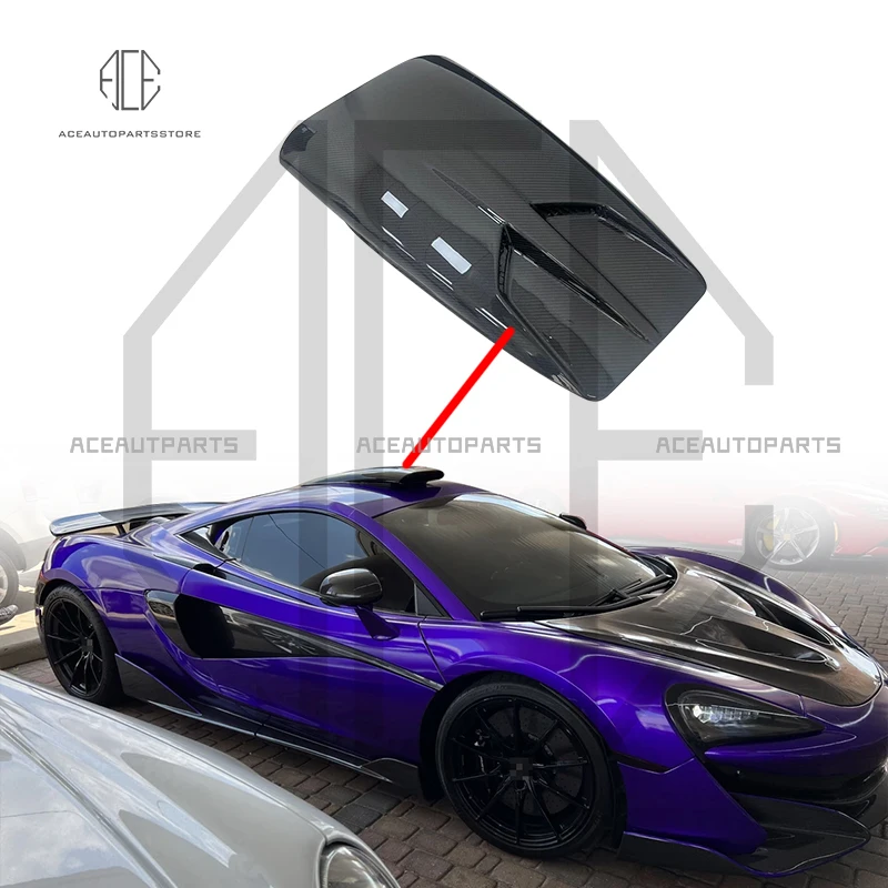 Car Vent For Mclaren 540c 570s N Style Carbon Fiber Roof Vent Roof Air Scoop