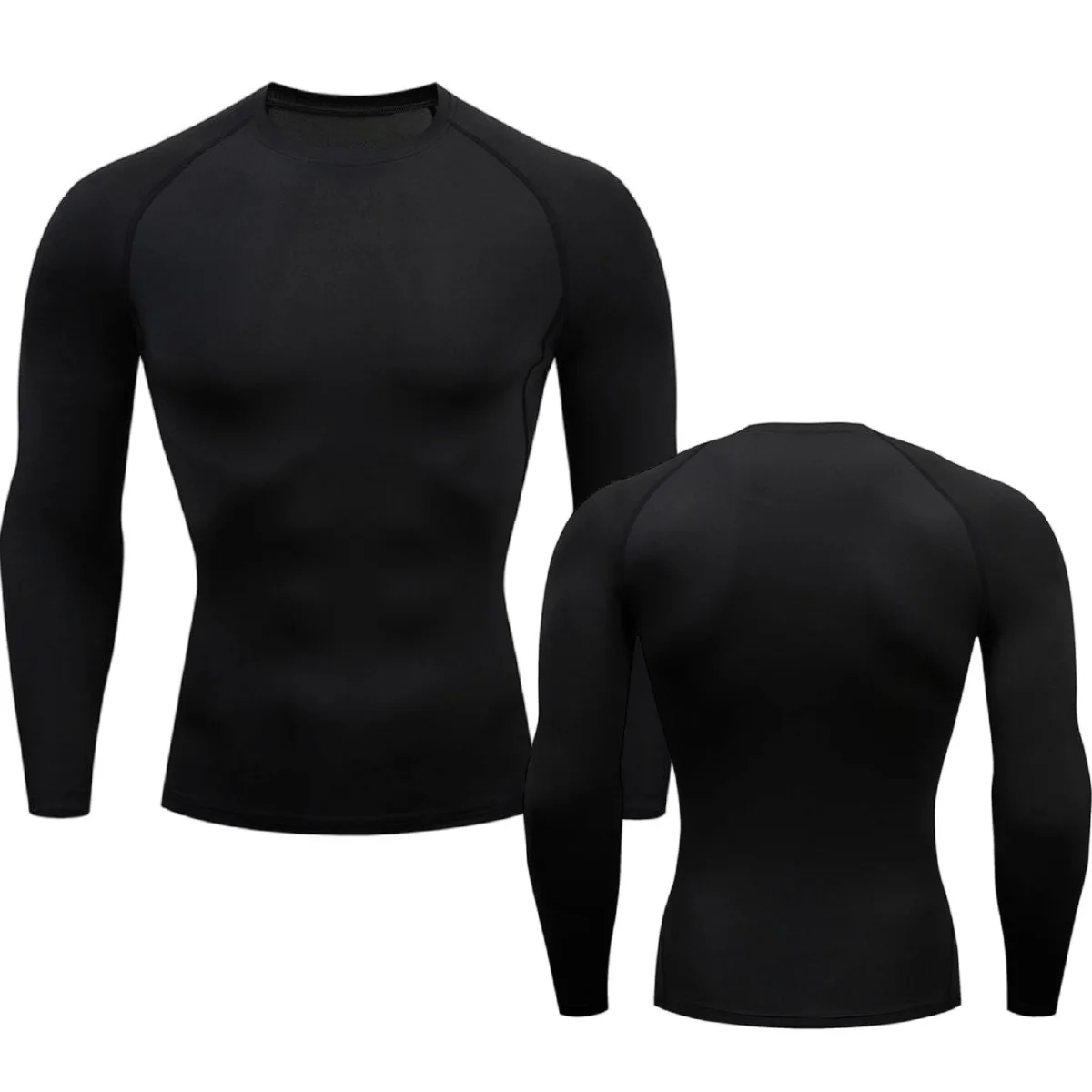 Camisola de compressão esportiva masculina, Tops apertados, camiseta fitness, roupas de treinamento muscular, corrida Rashguard, Dry Fit, ginásio