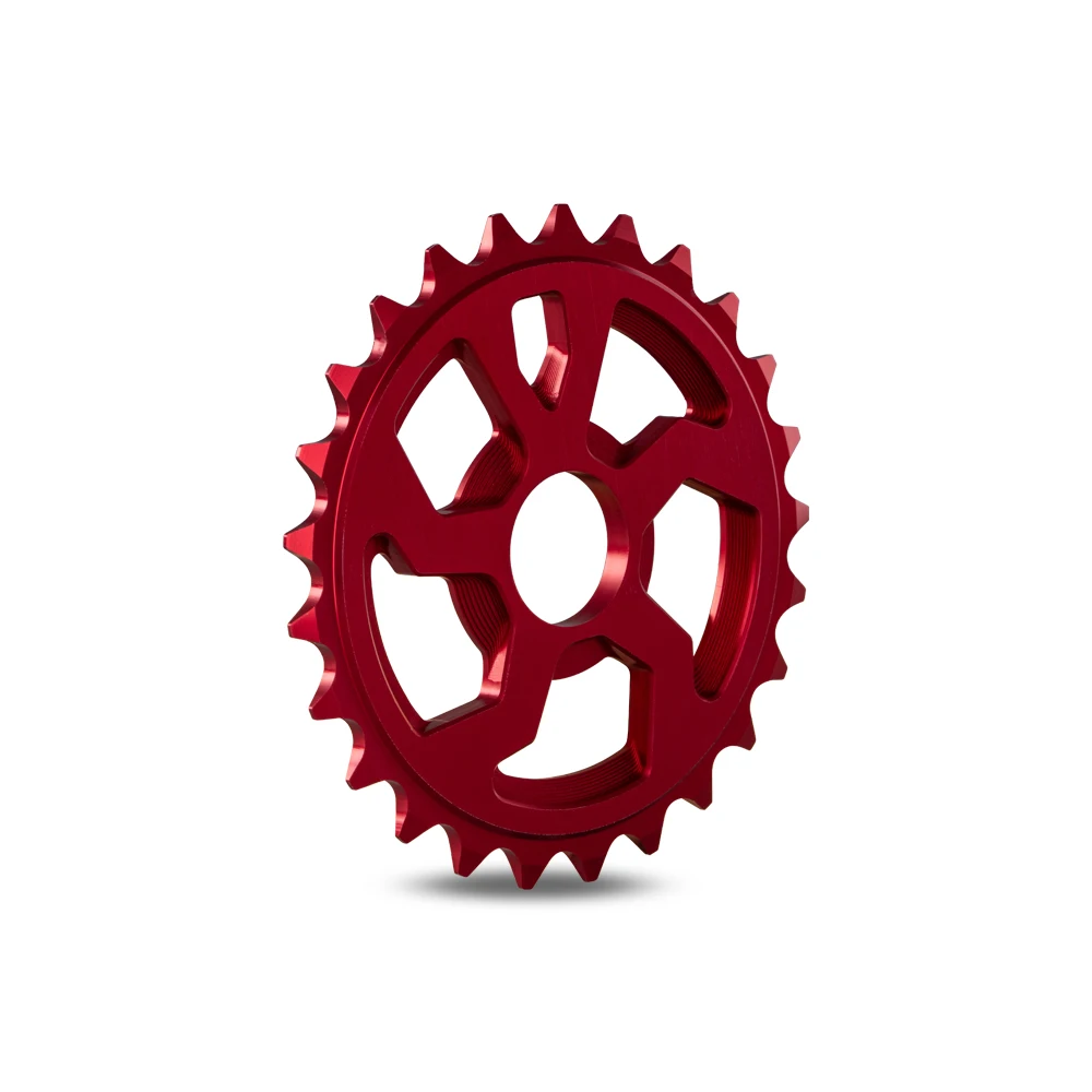 Funsea roda dentada BMX roda dentada One Way Cruiser cascalho MTB bicicleta peças Chainring 25T 28T roda dentada profissional peça sobresselente