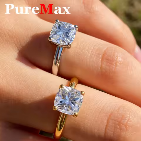 Luxury 1-2 Carats Radiant Marquise Moissanite Rings For Woman 925 Sterling Silver Jewelry Lady's Wedding Moissanite Diamond Ring