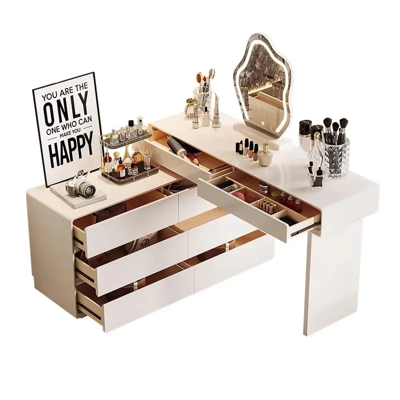 

Solid wood dresser chest integrated storage modern simplicity