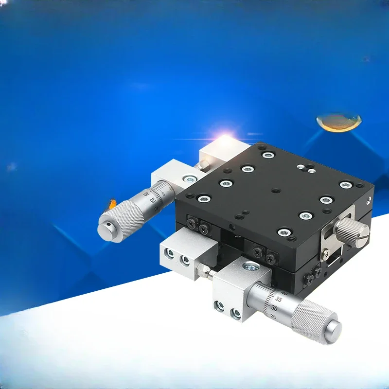 

XY axis moving two-axis displacement platform high-precision optical ultra-thin fine-tuning small precision