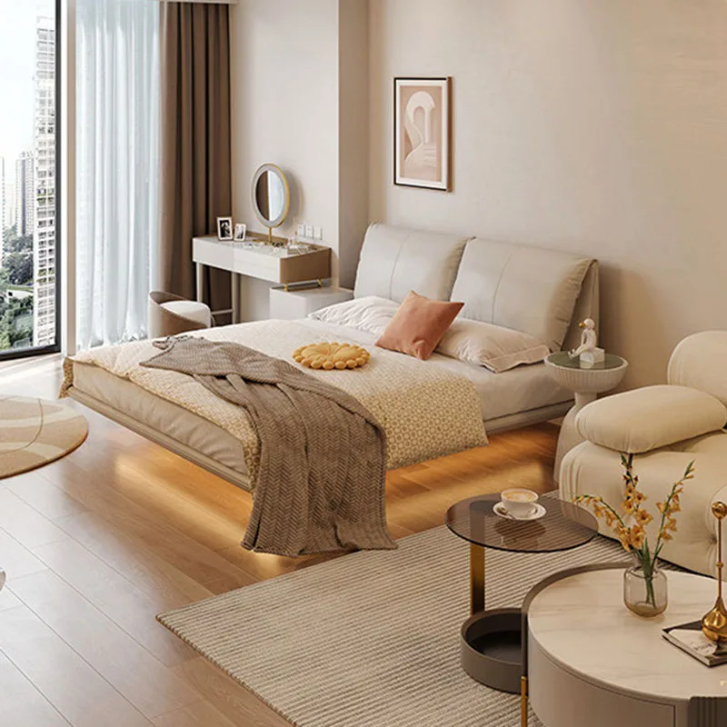 Floating Full Bed Modern Girls Safe Princess Sleeping Space Saving European Bed Frame Beauty Muebles Lounge Suite Furniture
