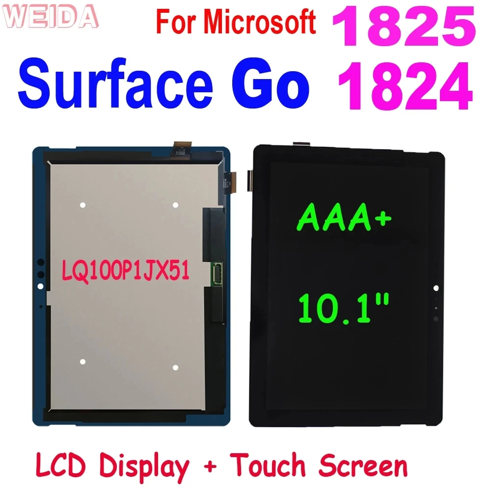 

10.1" For Microsoft Surface GO 1 1824 1825 LCD Display Touch Screen Digitizer Assembly for Surface GO 1 LCD Replacement