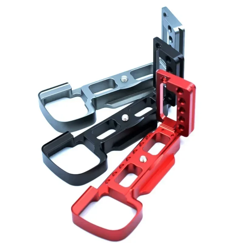 For  A6100 A6400 Quick Release Plate Hot Shoe Porous L Bracket Hand Grip