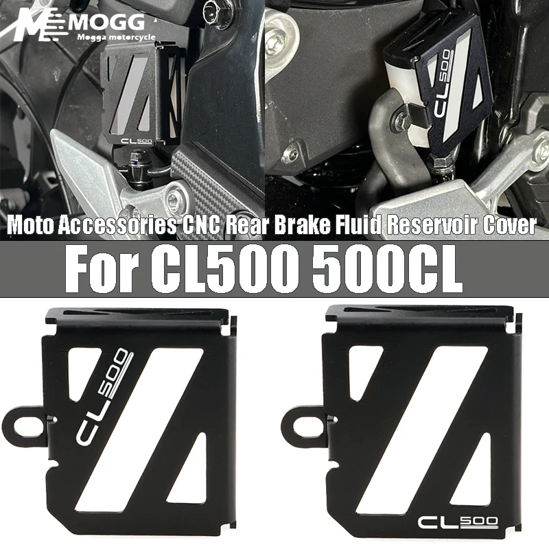 

Motorcycle Accessories For HONDA CL500 2023-2024-2025-2026 CL 500 CL 500 Rear Brake Fluid Reservoir Guard Tank Protector Cover