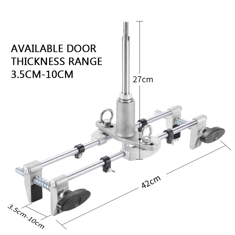 Solid Wood Door Lock Hole Opener Slotting Machine Woodworking Quick Installation Lock Tool Indoor Door Opening Artifact