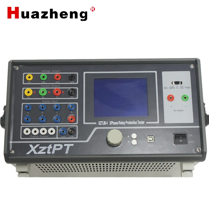 XZTJB-I Three Phase Secondary Current Injection Test Set 3 Phase Relay Protection Tester
