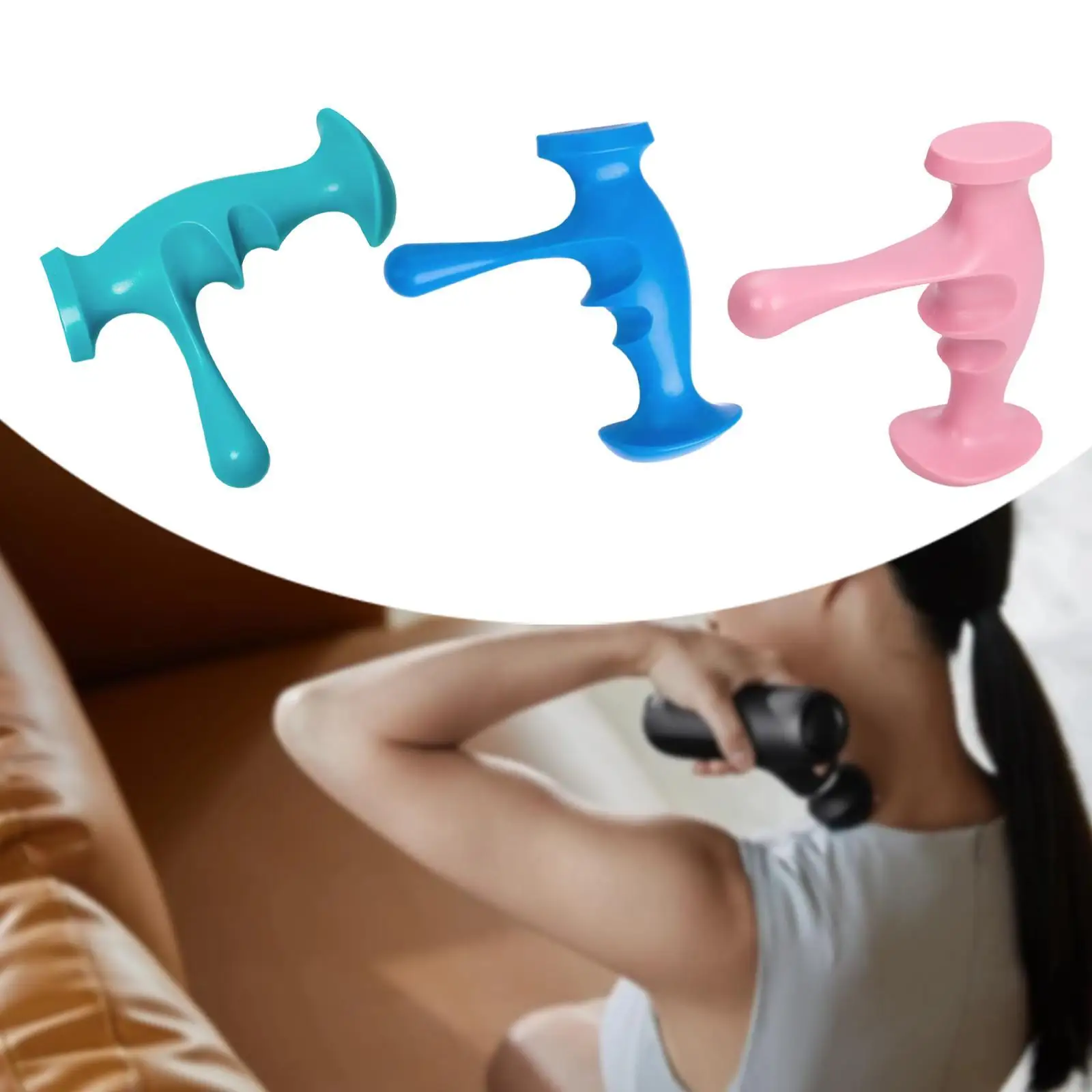 

Point Massager for Women Men Handheld T Shaped for Full Body Shoulder Legs