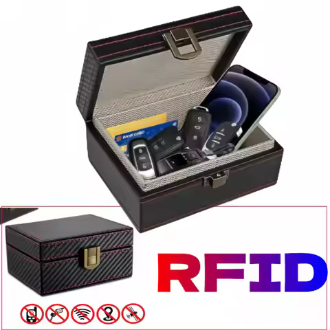 Automatic RFID Blocking Faraday Pouch Universal Signal Blocker for Keyless Car Fobs Secure Your Keyless Entry Vehicle Protect