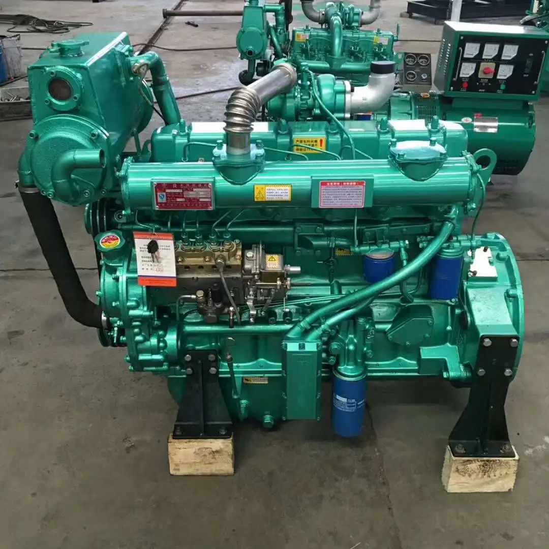 China supplier marine diesel engine 92kw 125HP 1500rmp Ricardo R6105AZC ship diesel engine for diesel generator power