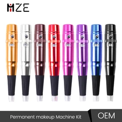 Cheaper Tattoo Machine Permanent Makeup Eyebrow Pen For Eyebrows Lip Tattoo Desgin Swiss Motor Gun Maquina De Tatuagem Needles