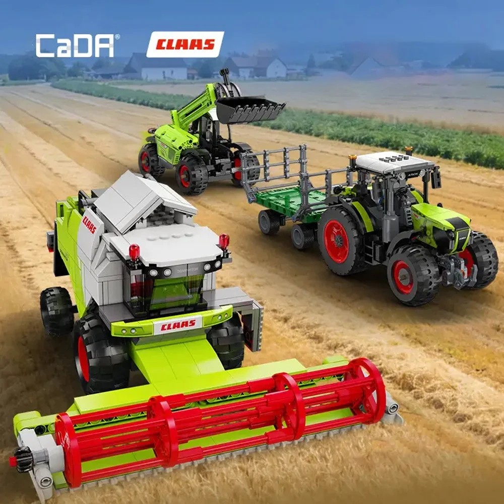 

CLAAS Dominator Harvester Building Blocks Sets Agricultural Vehicle Assembly Brick Model Kit Boys DIY Toy Adults Kid Gift 384PCS