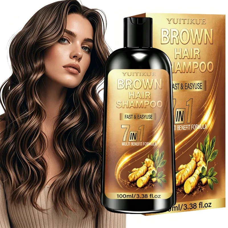 شامبو صبغة الشعر البني 7 في 1  - مراجعة Hair Spray Color وسعره